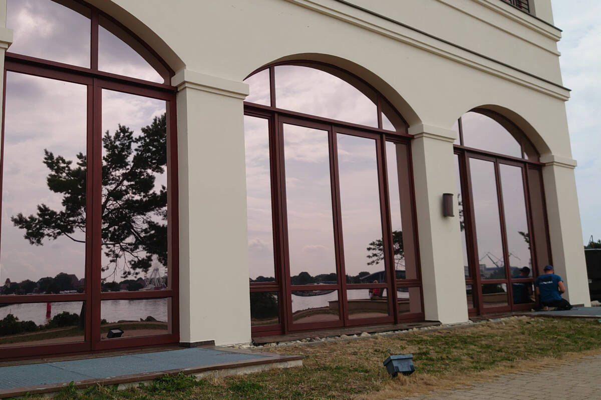 Fenster Sonnenschutzfolie Bronze Innen